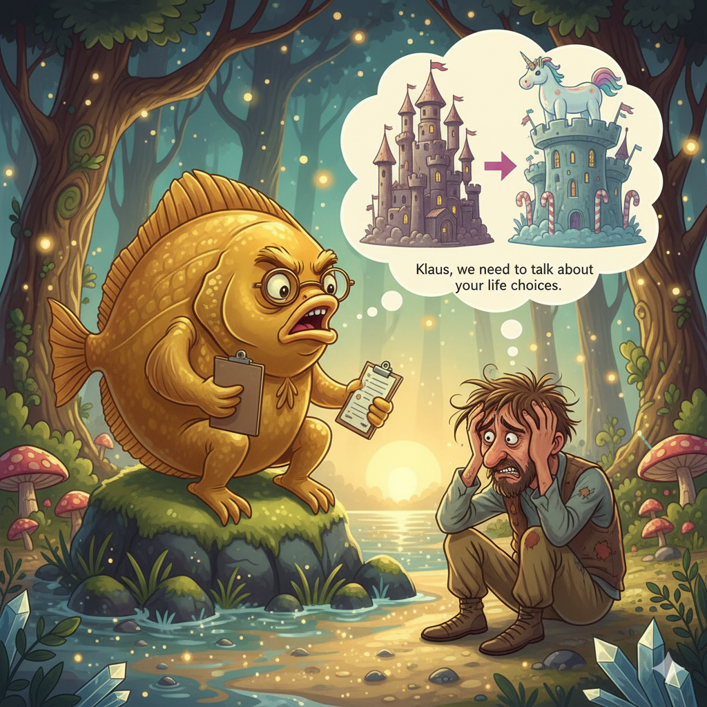 Local Fisherman’s Therapy Session with Magical Fish Goes Hilariously Awry