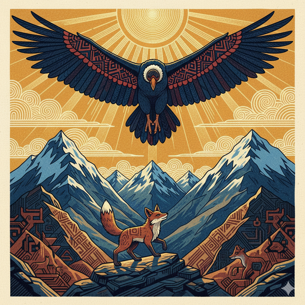 The Fox and the Condor: An Andean Tale of Humility and Cosmic Balance
